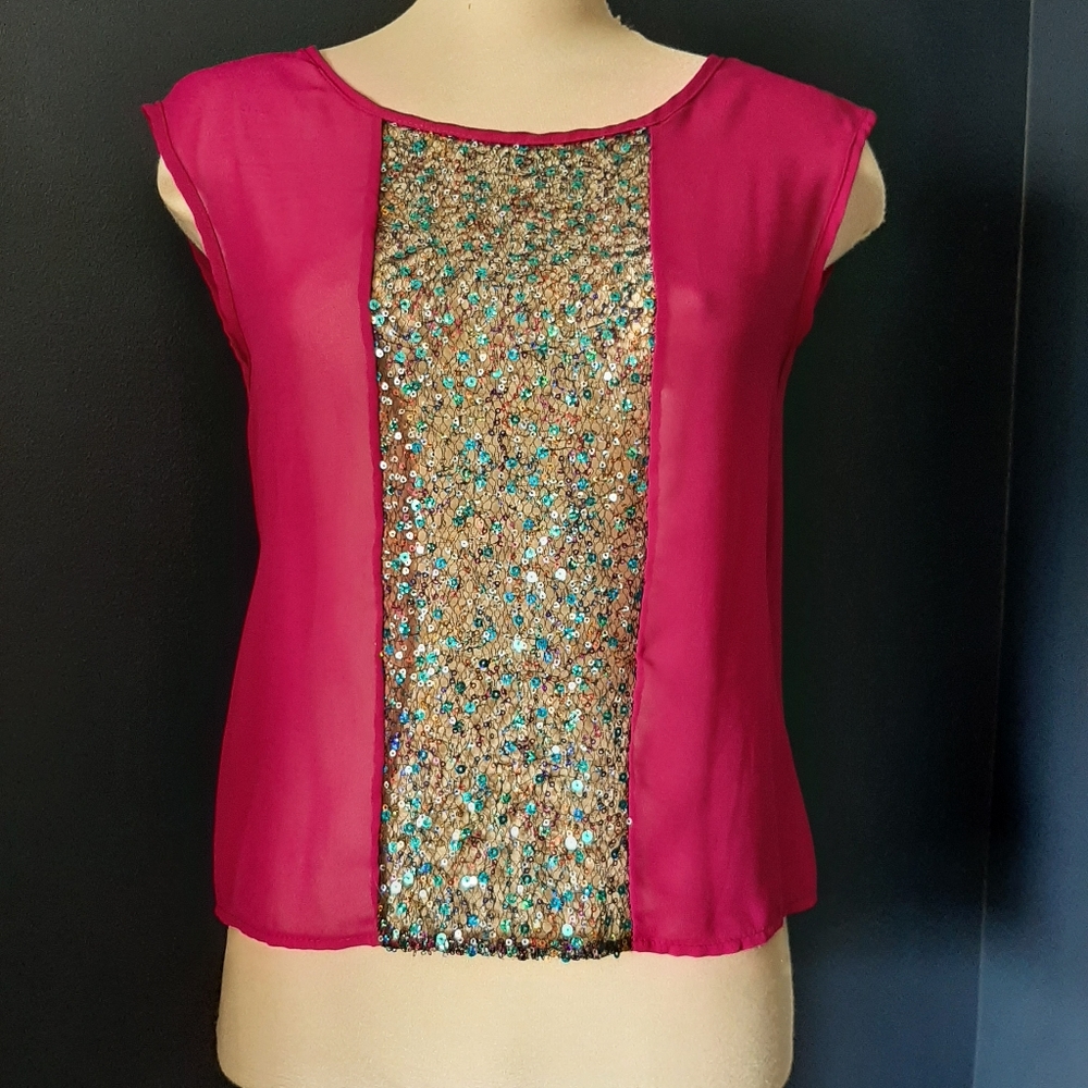 Mitto sequin top